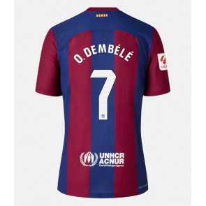 Barcelona Ousmane Dembele #7 kläder Kvinnor 2023-24 Hemmatröja Kortärmad